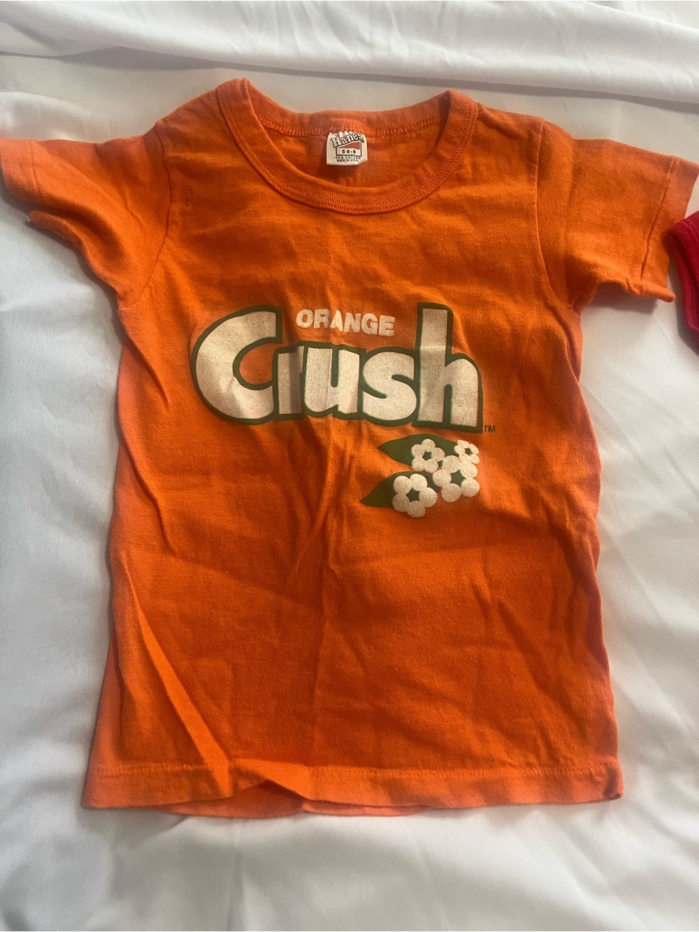 Vintage Orange Crush Graphic Tee for Kids 🍊